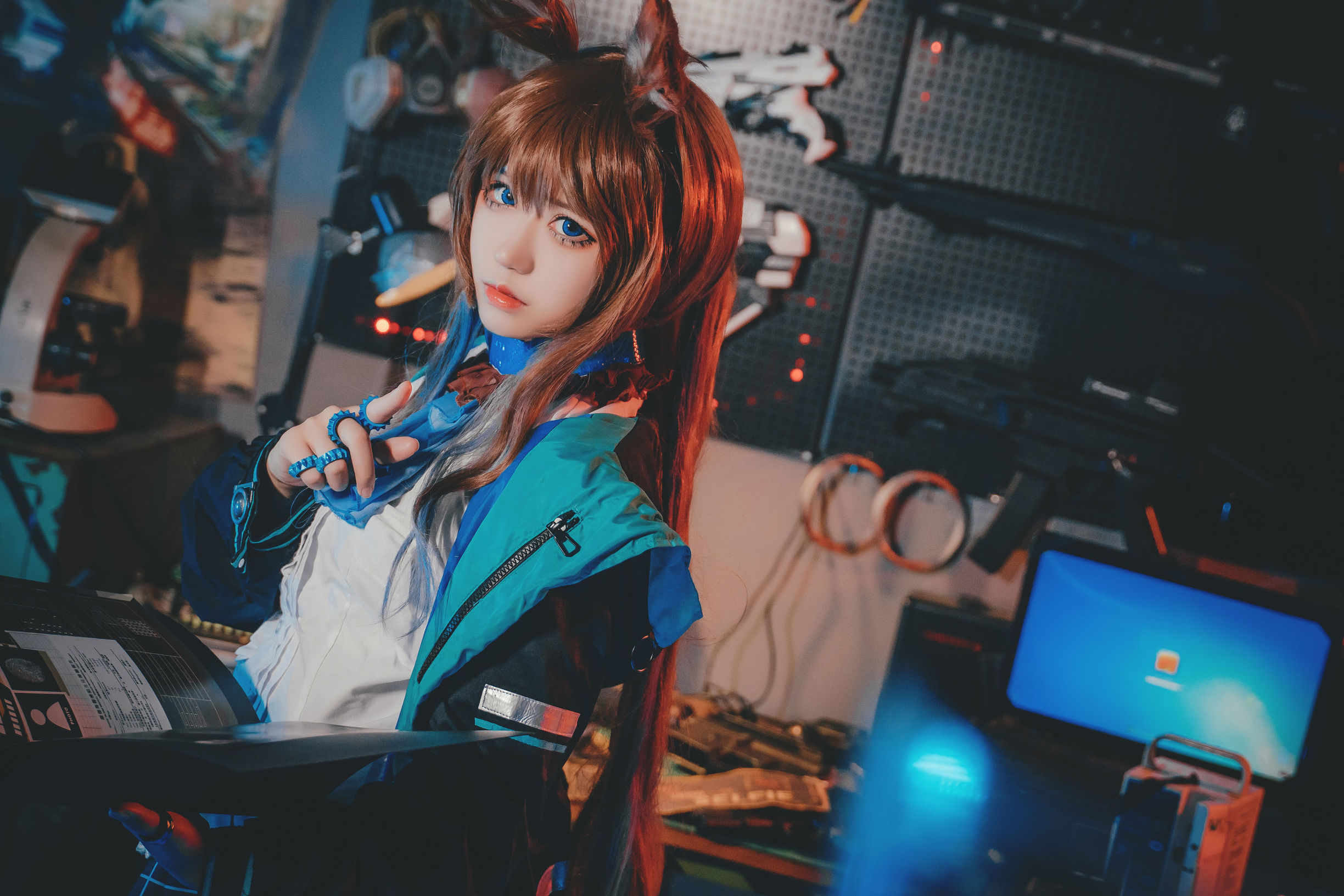 [网红COSER]猫君君MaoJun明日方舟阿米娅插图2